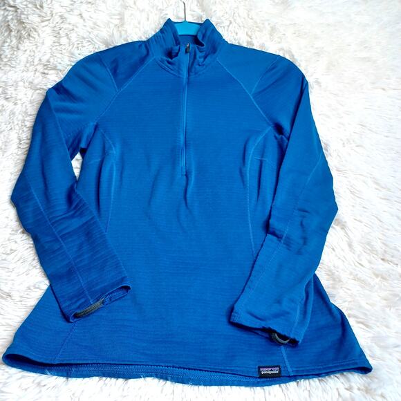 Patagonia Women's Capilene Thermal Weight Zip-Neck Blue Size XS - Picture 3 of 9